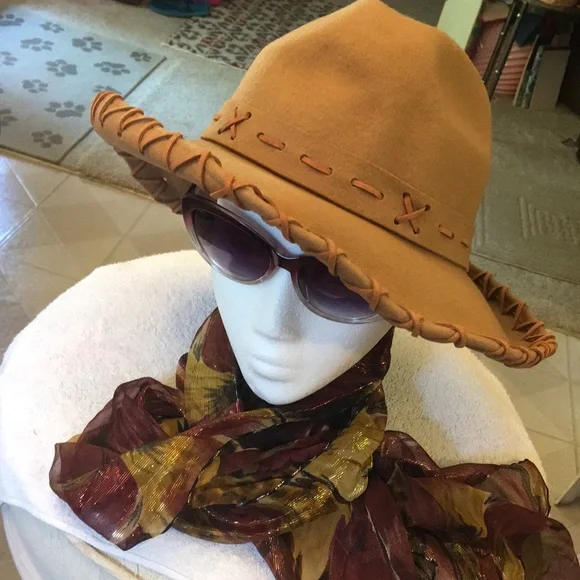 “Scala Collection” Stylish Tan Hat - Picture 11 of 11